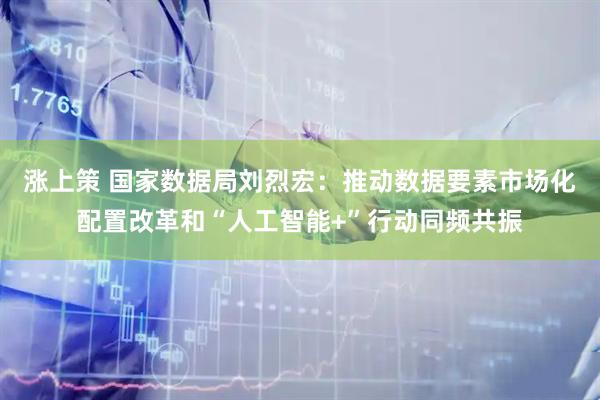 涨上策 国家数据局刘烈宏：推动数据要素市场化配置改革和“人工智能+”行动同频共振