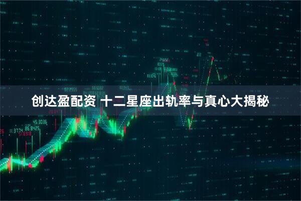 创达盈配资 十二星座出轨率与真心大揭秘